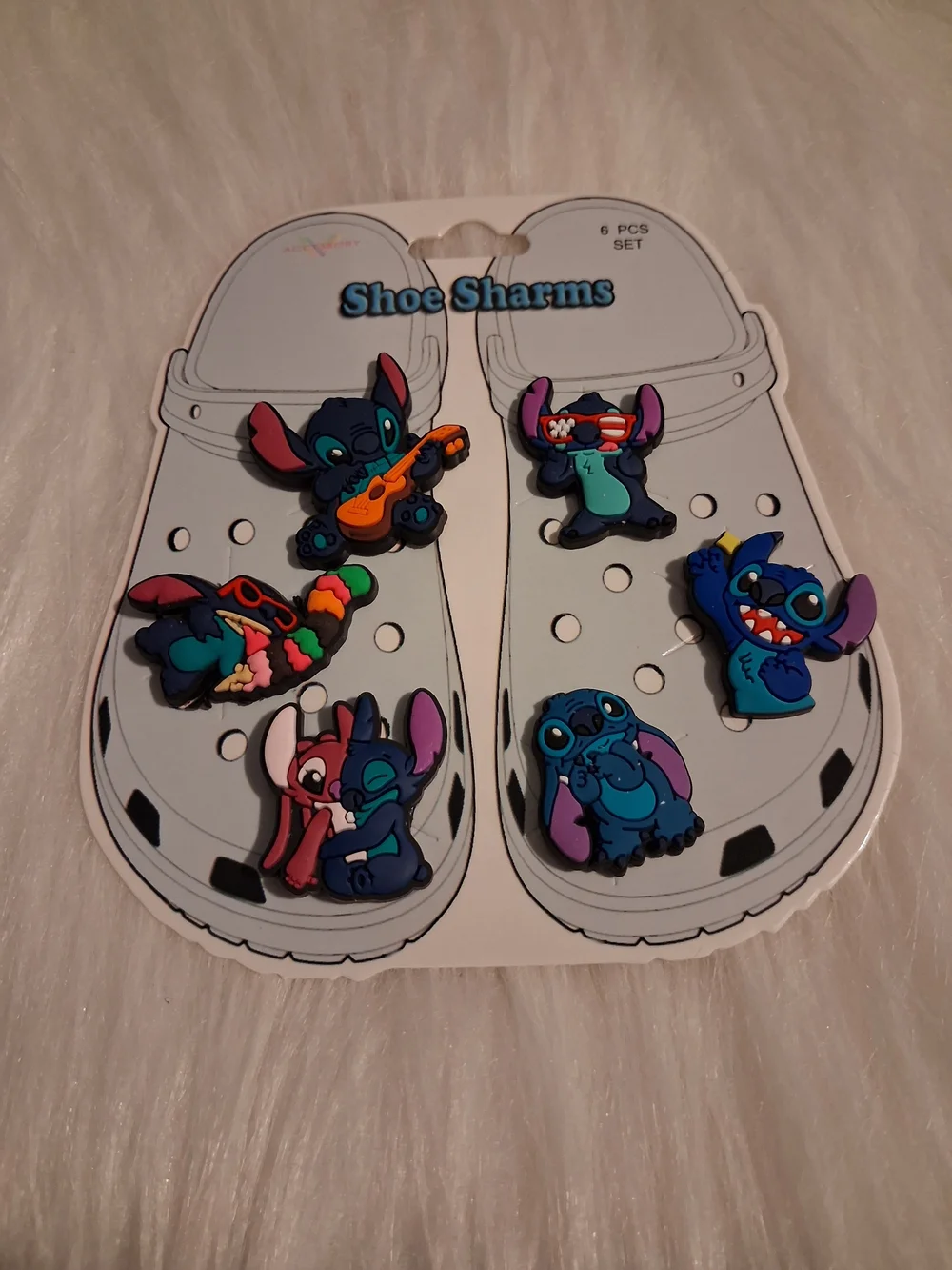 Lilo & Stitch Kids Shoe Charms - Blue Multi Character Set
